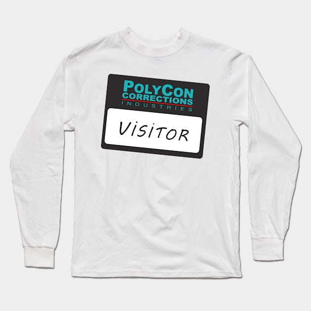 PolyCon Corrections Visitor Pass Long Sleeve T-Shirt by HeardUWereDead